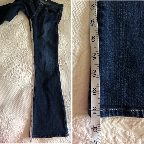 Abercrombie & Fitch ‘Madison’ Y2K low rise dark wash flared jeans - size 2 / 26 - Picture 11 of 15